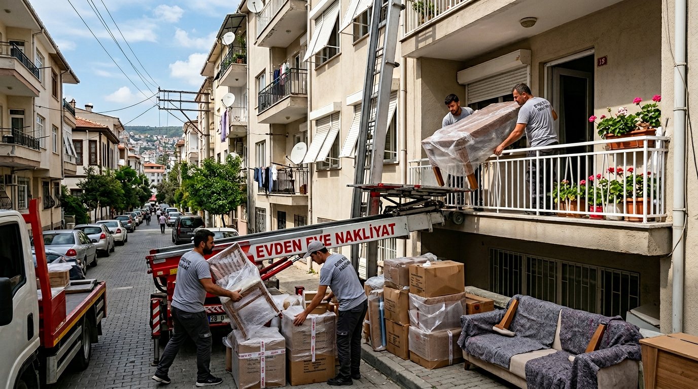 Asansörlü Nakliyat servis kaydı