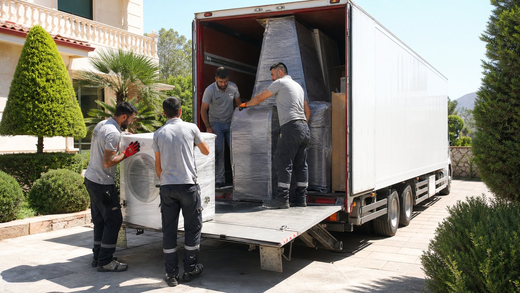 Hatip Evden Eve Nakliye asansörlü taşıma