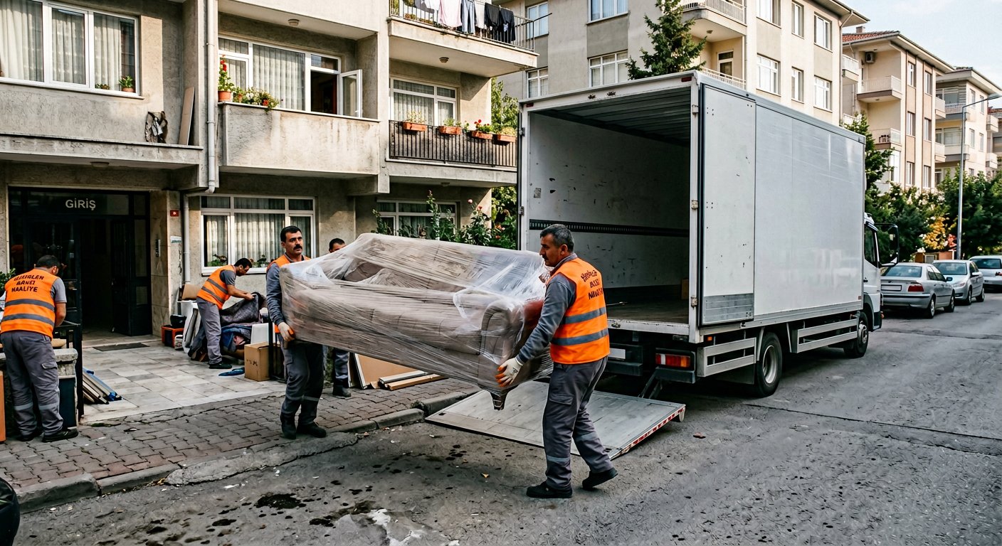 Nakliye Aracı güvenli teslimat